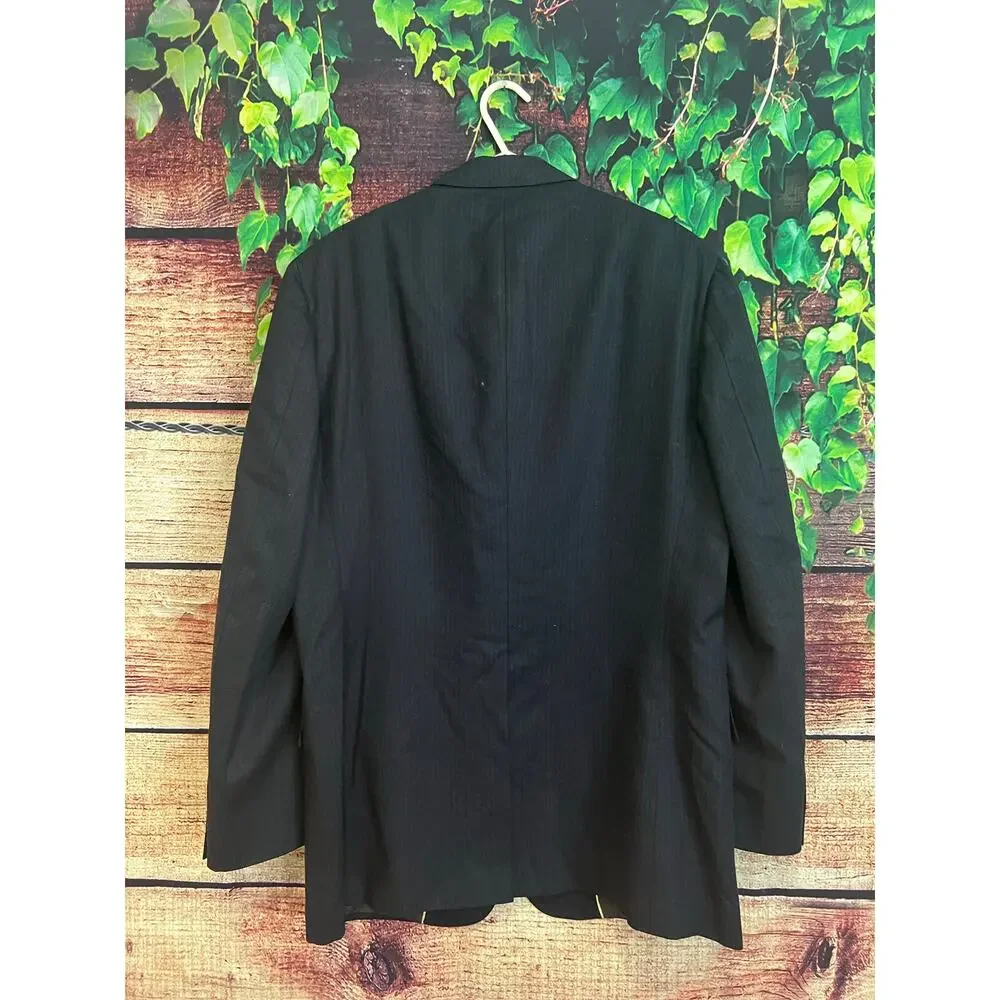 Austin Reed of Regent Street Pure Virgin Wool Pinstripe Blazer Sport Coat Jacket